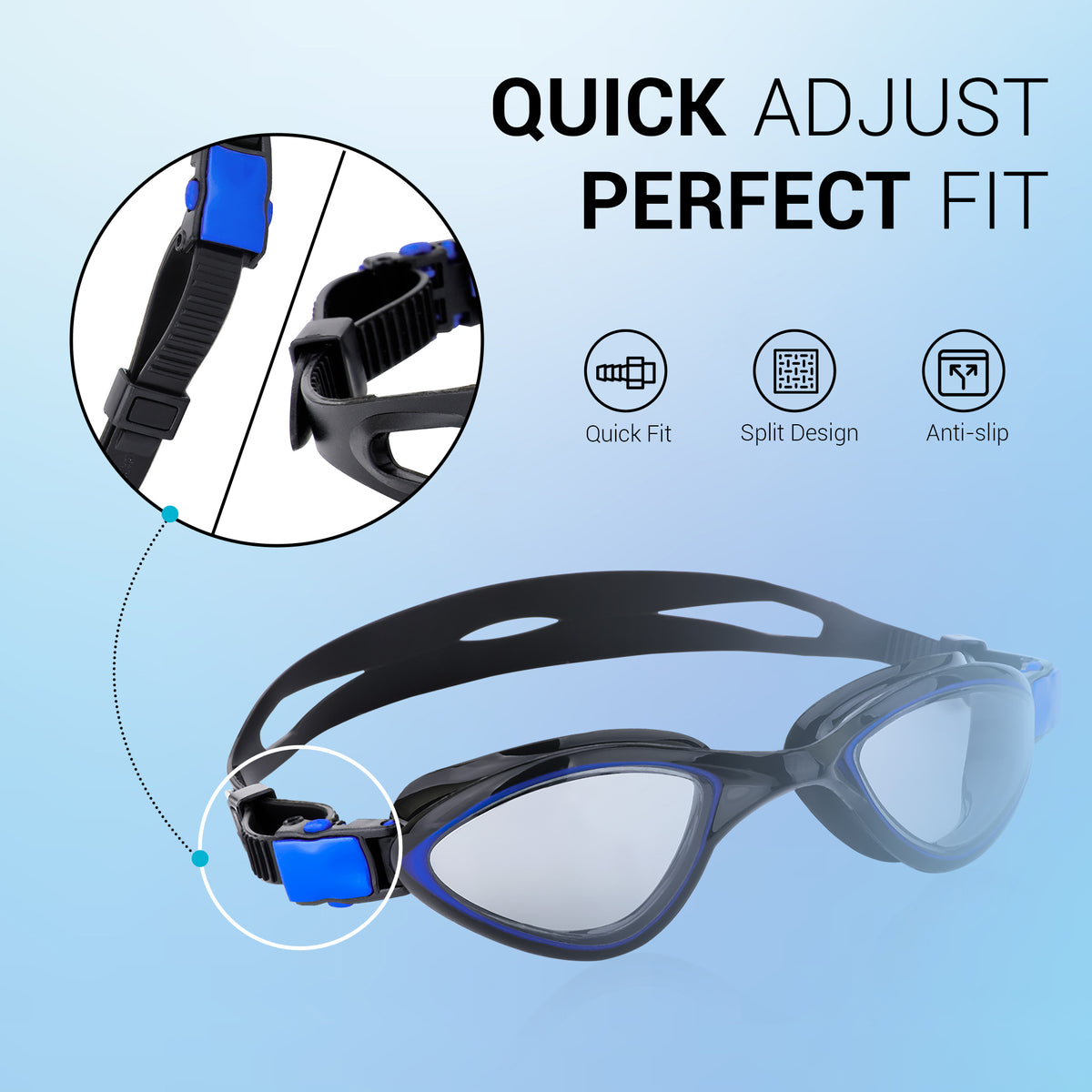 Spkicky Goggles Adult Swimming Goggles Anti-Fog Swim Goggles – Sticky Desk