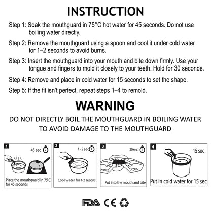 Gum Shield Mouthguard – Mouldable Sports Gum Shield for Boxing & Rugby
