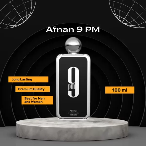 Afnan 9 PM Eau de Parfum (100ml) Perfume Spray