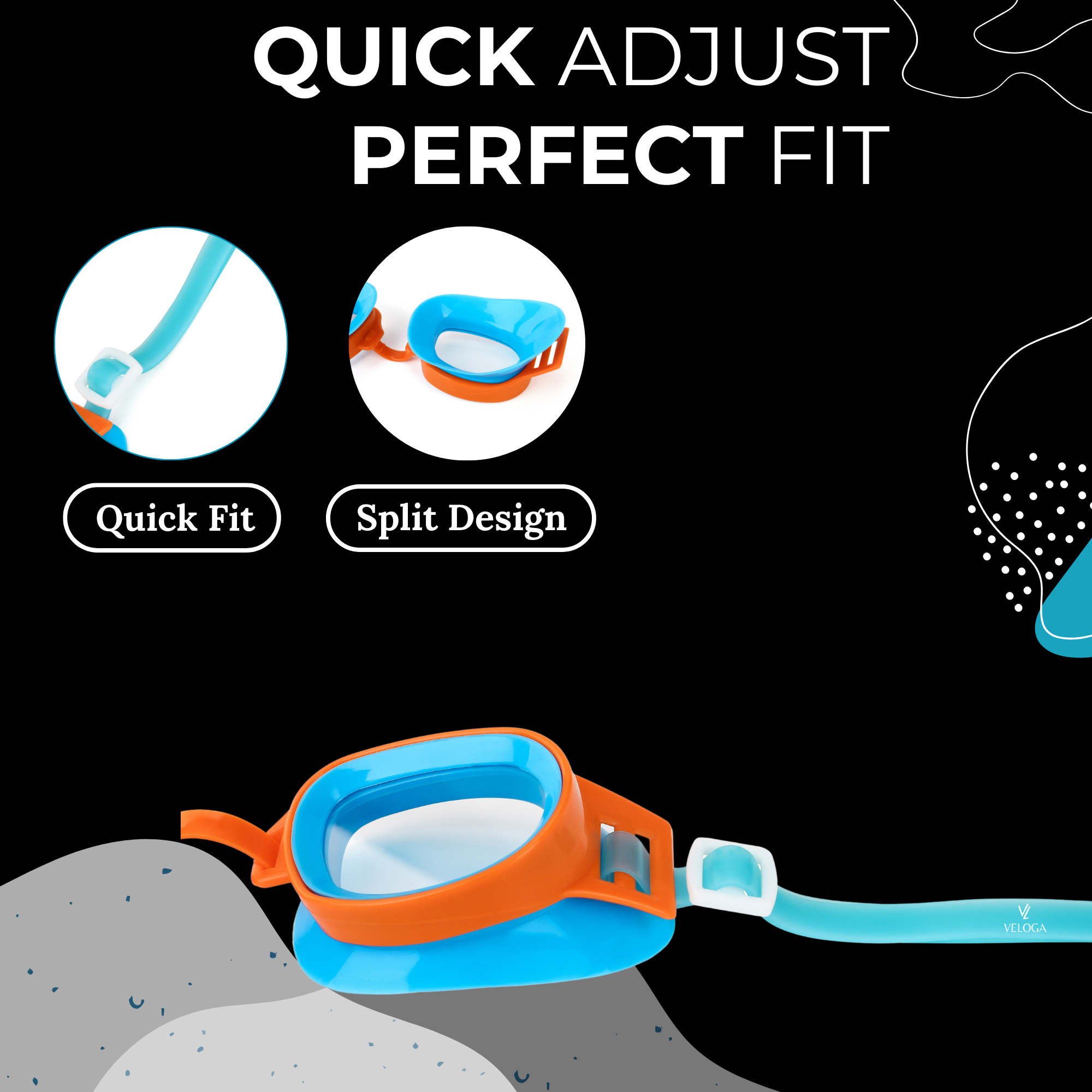 Kids Swimming Goggles – Anti-Fog, UV Protection, Leakproof 3-14 Yrs - Image 3