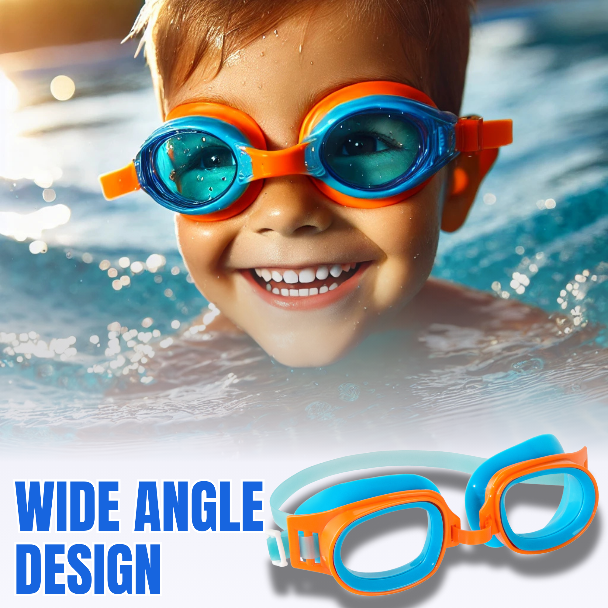 Kids Swimming Goggles – Anti-Fog, UV Protection, Leakproof 3-14 Yrs - Image 5