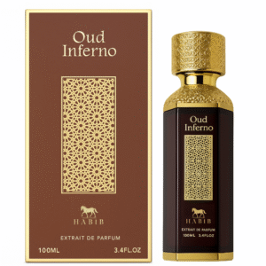Oud Inferno 100ML Extrait by Habib – Long-Lasting Arabic Oud Perfume